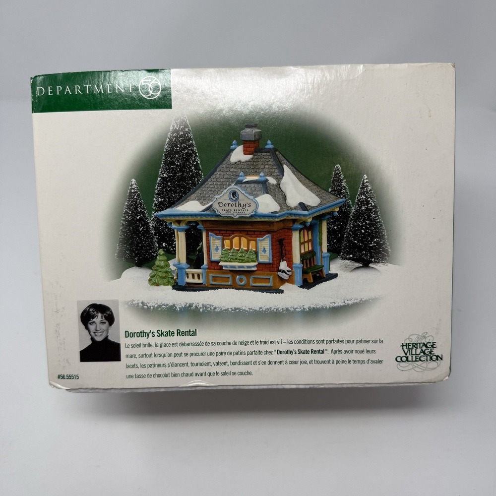 Department 56 Dorothy's Skate Rental Heritage Village #55515
